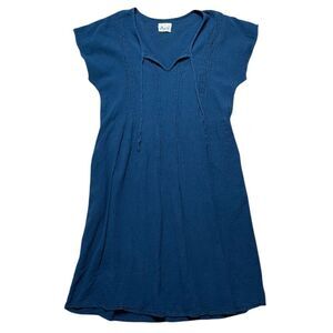 Dunes Relaxed Fashion Dress Blue Size Medium